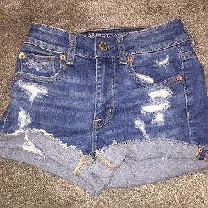 American eagle denim shorts